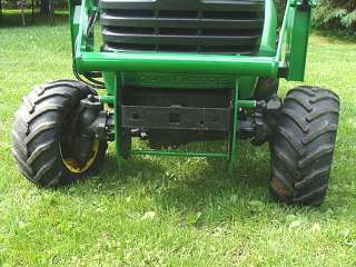 26x12x12 Tires can be filled to 130 LBS a piece x 2  260 LBS.