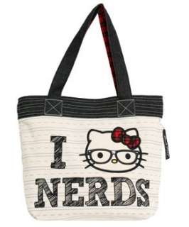  Hello Kitty I Love Nerds Canvas Tote Bag Shoes