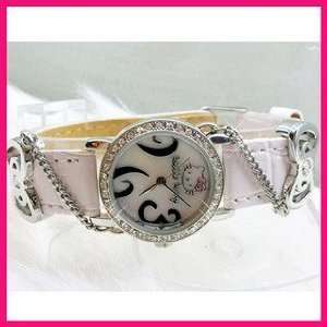  Set of 2 Hello Kitty Diamante Style Ladies Fashion Wrist Watch 