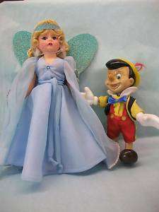 Madame Alexander Blue Fairy and Pinocchio Set *MINT*  