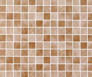 Brown Color Tile Pattern Pearl Wall Sticker   Free Ship  