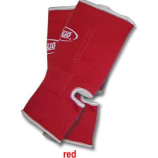 RED MARTIAL ARTS SPORTS ANKLE SUPPORTS (PAIR)  