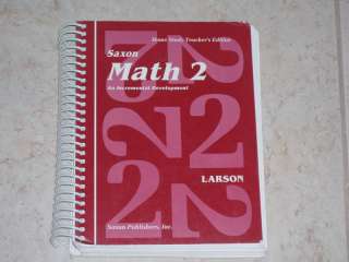 Saxon Math 2 Teachers Edition  