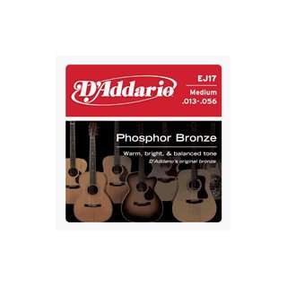  DAddario EJ17 Phosphor Bronze Medium Acoustic Guitar 