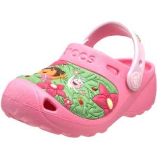 crocs Dora And Boots Jungle Clog (Toddler/Little Kid)   designer shoes 