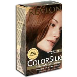  Revlon Colorsilk Haircolor #55 Light Red Brown 5RB: Beauty