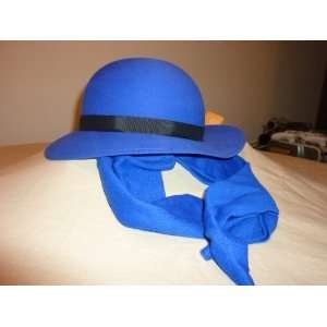  Womans Cobalt Blue Liz Claiborne Hat 