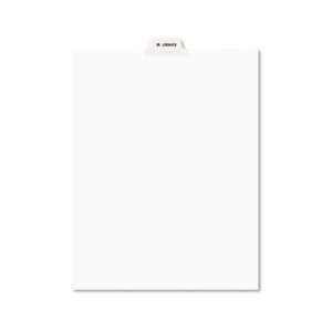  Avery Legal Index Divider, Exhibit Alpha Letter, Avery 