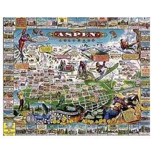  White Mountain Puzzles Aspen Colorado 1000 Piece Jigsaw 