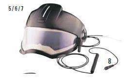 Ski Doo Modular Helmet Electric Visor Heated Shield New  