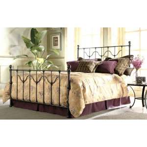    Bronson Lava Rock Finish Iron Queen Size Bed