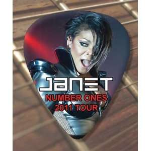  Janet Jackson 2011 Tour Premium Guitar Pick x 5 Medium 