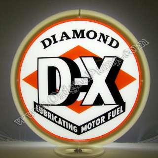 DIAMOND DX MOTOR FUEL GASOLINE GAS PUMP GLOBE FREE S&H  