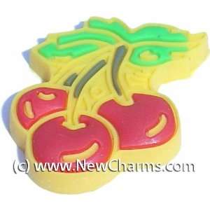  Cherries Shoe Snap Charm Jibbitz Croc Style Jewelry