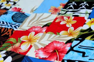   HAWAII PATCHWORK QUILT BLANKET THROW WALL HANGING BABY MAT 43  