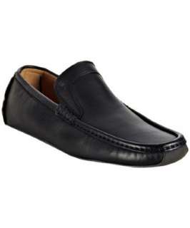 Harrys of London black calfskin Jet Moc loafers   