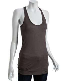 Geren Ford grey speckled jersey racerback tank  BLUEFLY up to 70% off 