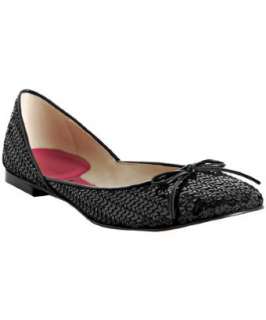 Kate Spade black sequin Portia flats  BLUEFLY up to 70% off 