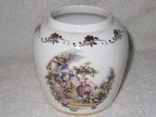 Lord Nelson Pottery England Romantic Fragonard Jar Vase  