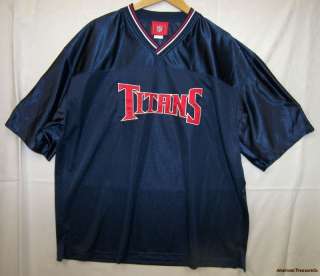 new without tags nfl tennessee titans navy blue jersey size