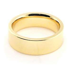   Gold Mens & Womens Wedding Bands 6mm flat comfort fit, 10 Jewelry