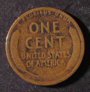 1917 P Lincoln Wheat Penny   One Cent Coin  