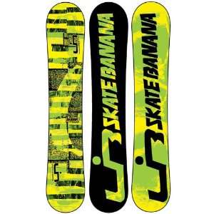  LibTech Skate Banana BTX Wide Snowboard  159cm Yellow 