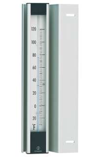 Outdoor Silver Anodized Aluminum Window Thermometer  
