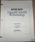 Bush Hog 204 204H Rotary Cutter Repair Parts Catalog