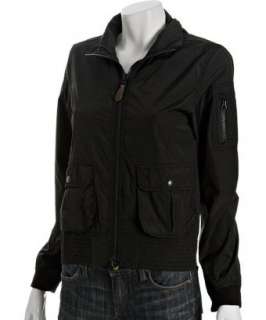 Spiewak black nylon McKinley bomber jacket  