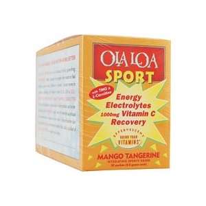 Sport Effervescent Vitamin Drink Mango Tangerine, 30 Packets, From Ola 