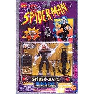 Marvel Spider man Black Cat W/cat Scratching Crossbow