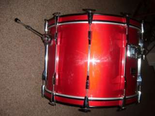 An early 90s Pearl Export Series 24  bass drum with long lugs  
