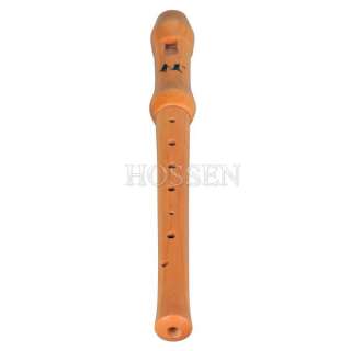   Wood 8 hole Soprano Recorder Flute Clarinet with Storage Case  