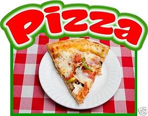 Pizza Slice Decal 14 Concession Italian Restaurant Food Truck Mobile 