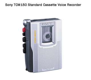Sony TCM 150 Tape Cassette Portable Voice Recorder  