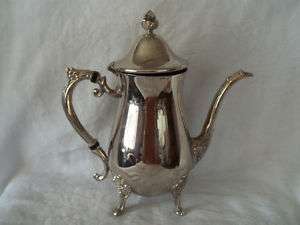 Vintage Silverplate LEONARD Coffee / Tea Pot  