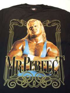 CURT HENNIG Mr. Perfect WWE Wrestling T shirt Medium  