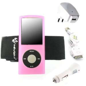  (Pink) iPod Nano Silicone Case Package for 4th Generation 