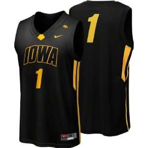  Iowa Hawkeyes Nike Black Replica Basketball Jersey Sports 