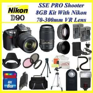   Nikon Af s Vr Zoom nikkor 70 300mm F/4.5 5.6g If ed Lens + PRO Shooter