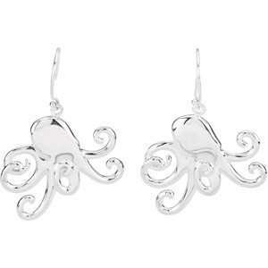   Fashion Octopus New Nwt Polished (Both Earrings Included) Jewelry