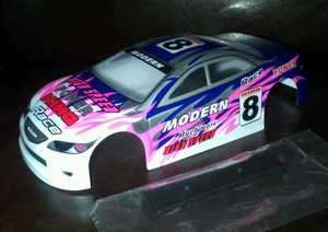 18 Painted Touring Car Body HPI Xray M18 mini RS4  