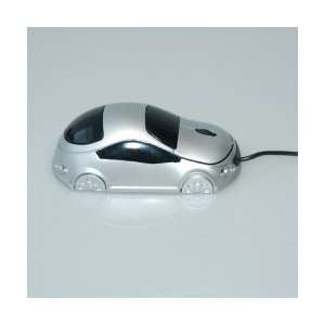  USB Car Shape 3D Optical Mouse   Silver: Electronics