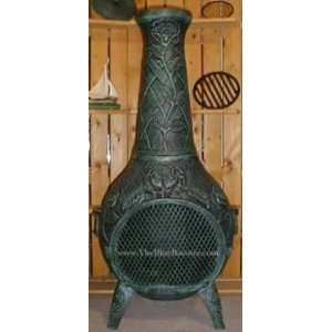  ALCH012AGGKNG Gas Powered Rose Chiminea Outdoor Fireplace 
