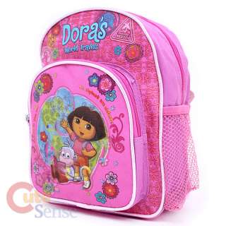 Dora The Explorer w/Boots School Backpack Bag Pink 10  