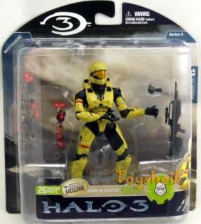 Halo 3 s3 ODST Yellow EE Spartan Soldier chase figure McFarlane 83184 