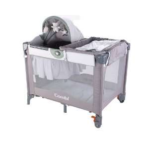  Combi Travel Solutions Play Yard Grey Gingham Baby