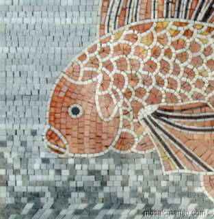 Beautiful Fish Marble Mosaic Bathroom Wall,Floor Inlay  