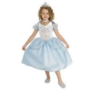    Kids Sparkle Disney Cinderella Princess Costume: Toys & Games